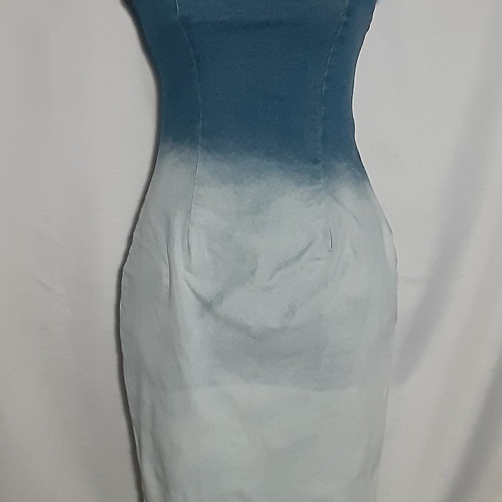ChicMe Denim Dress, Large, Blue